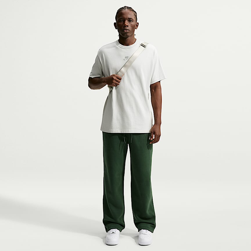 Nike Solo Swoosh Men's Fleece Open-Hem Pants. Nike.com
